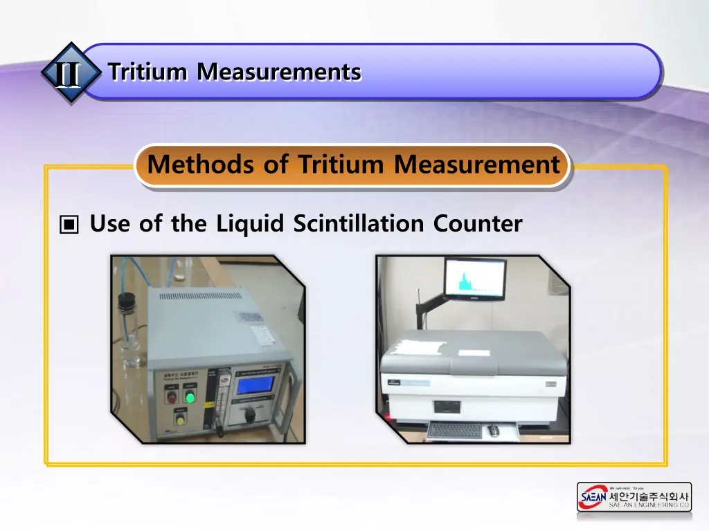 use of the liquid scintillation counter