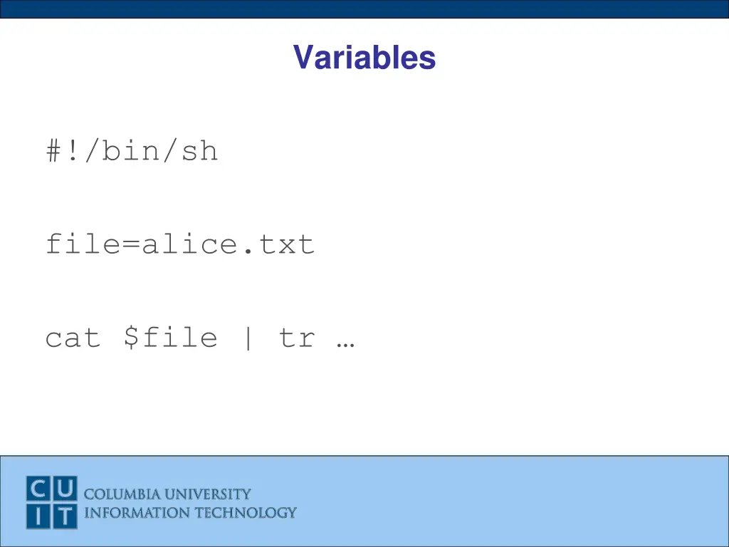 variables 2
