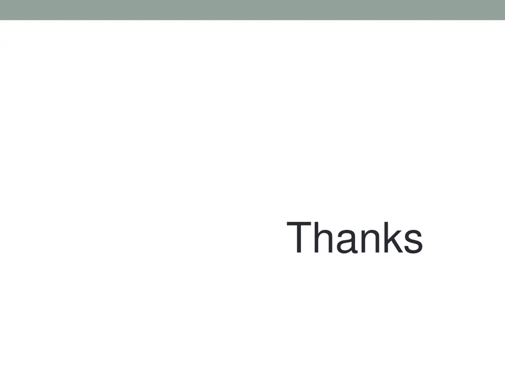 thanks