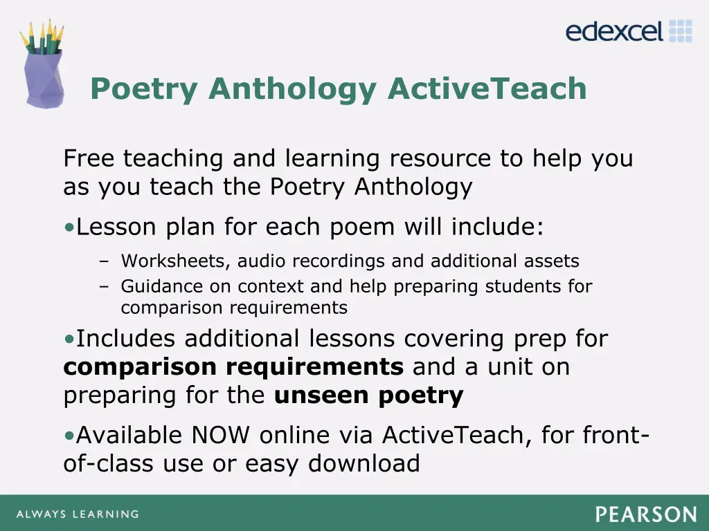 click to edit master title style poetry anthology