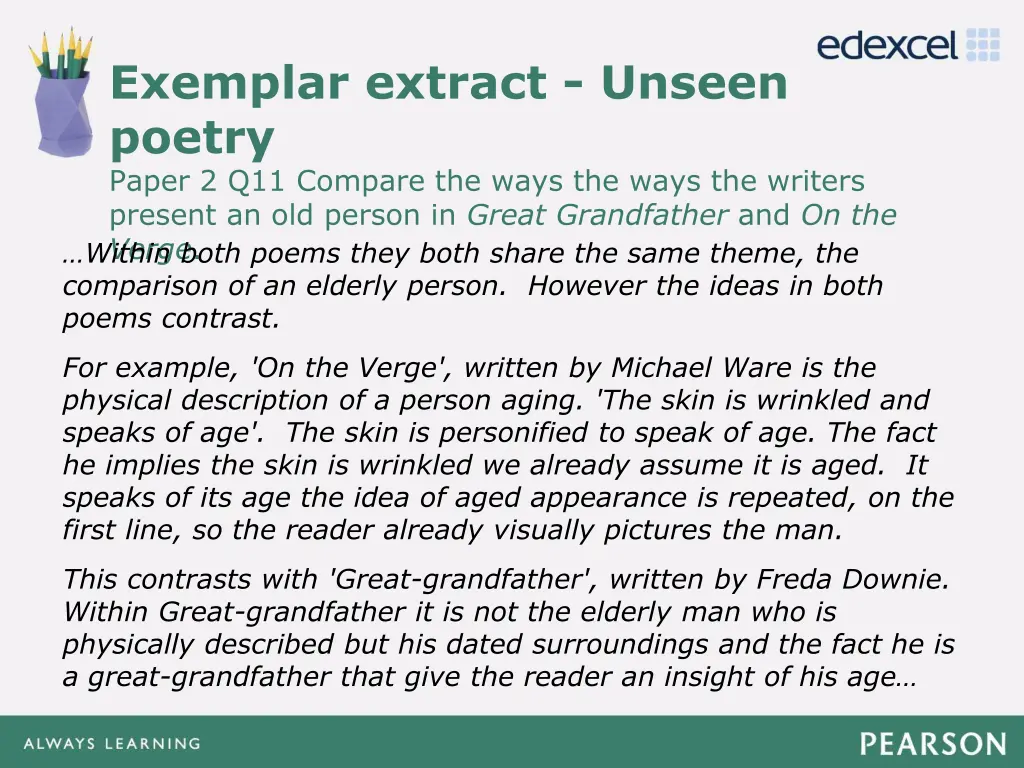 exemplar extract unseen