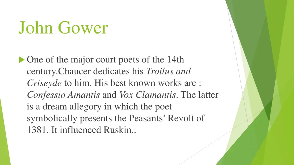 john gower