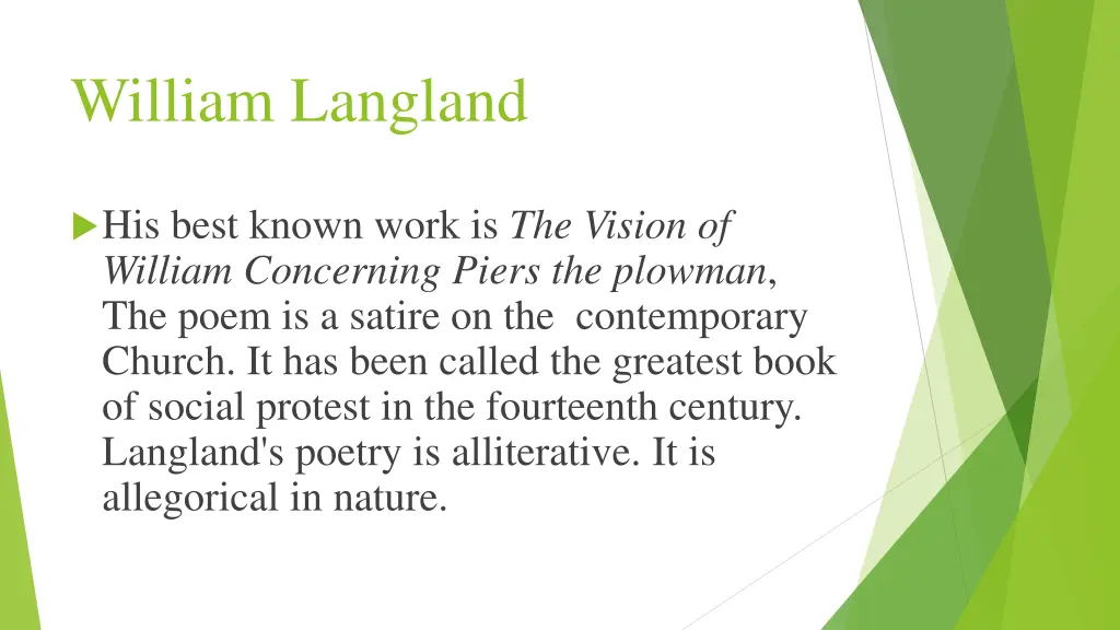 william langland