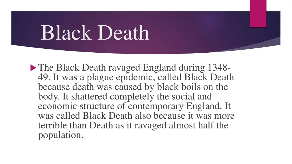 black death