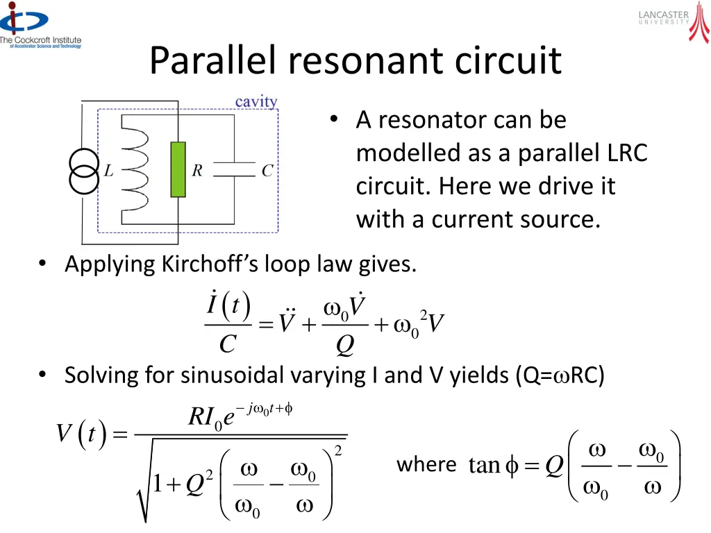 parallel resonant circuit