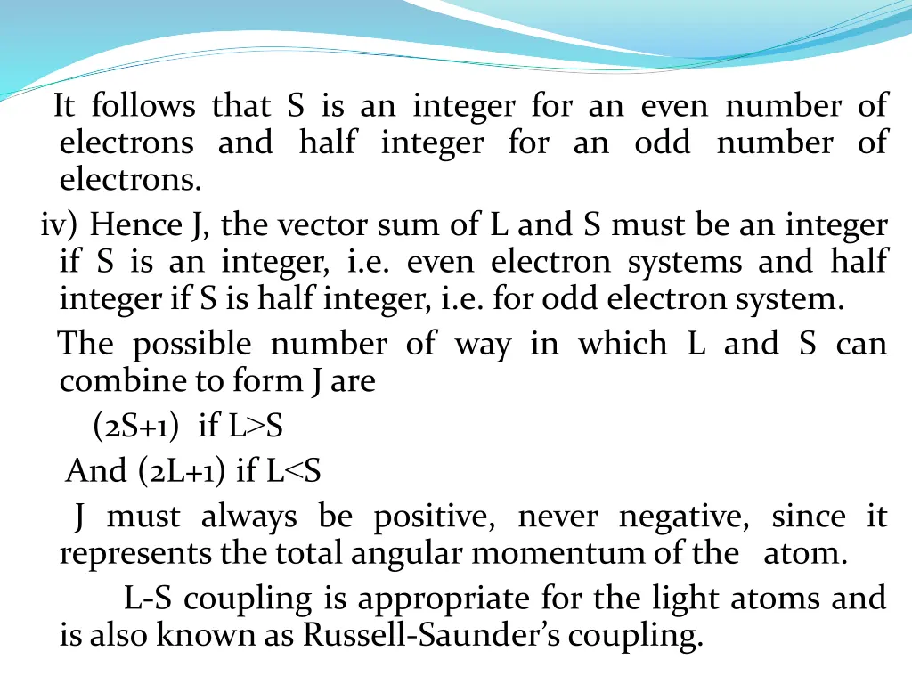 it follows that s is an integer for an even