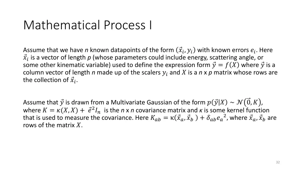 mathematical process i