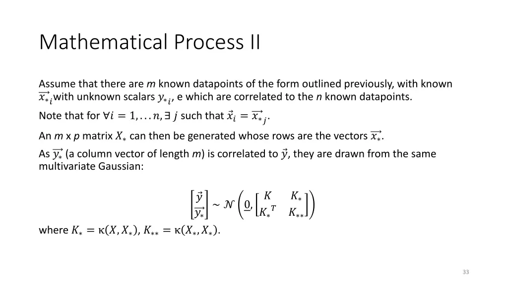 mathematical process ii