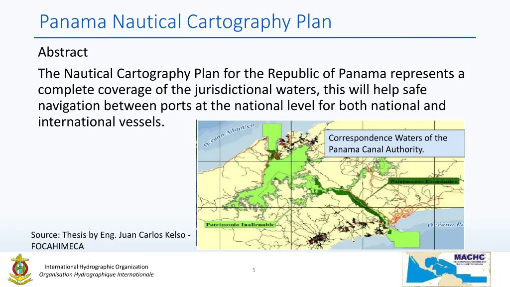 panama nautical cartography plan