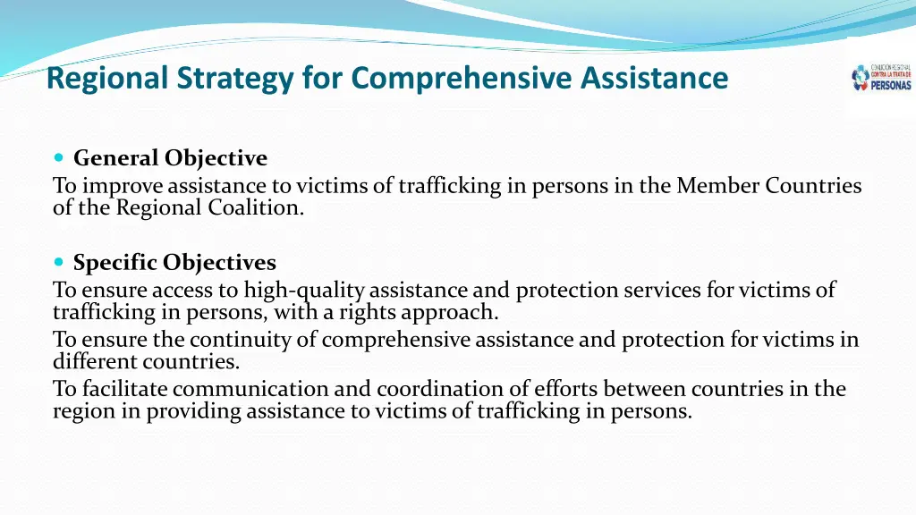 regional strategy for comprehensive assistance