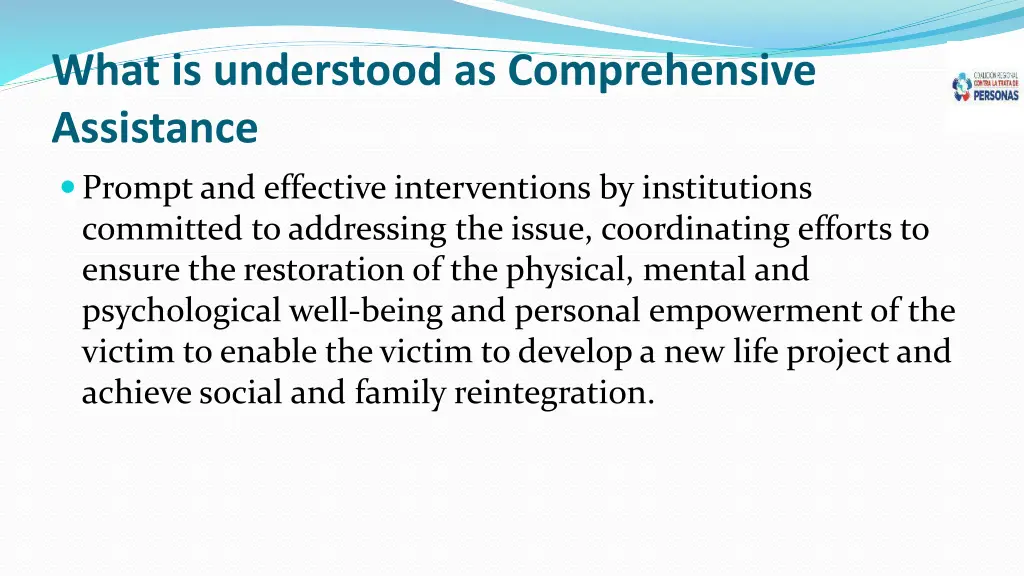 what is understood as comprehensive assistance
