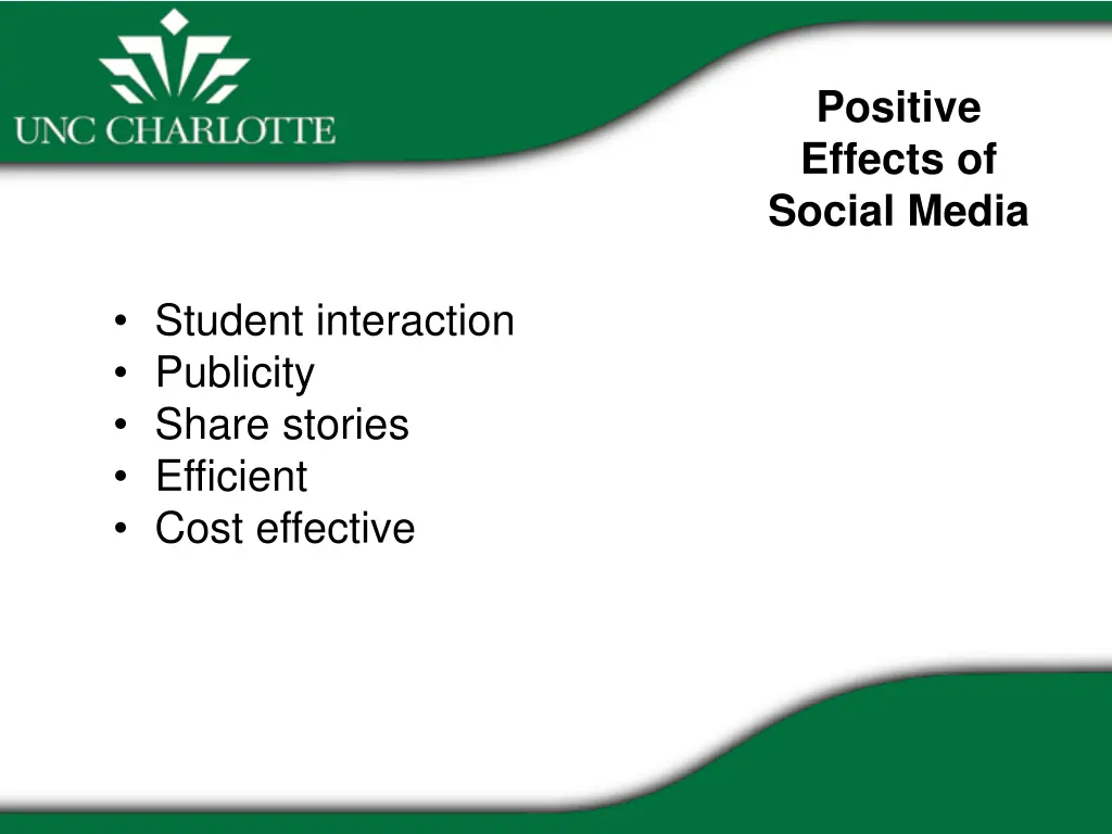 positive effects of social media