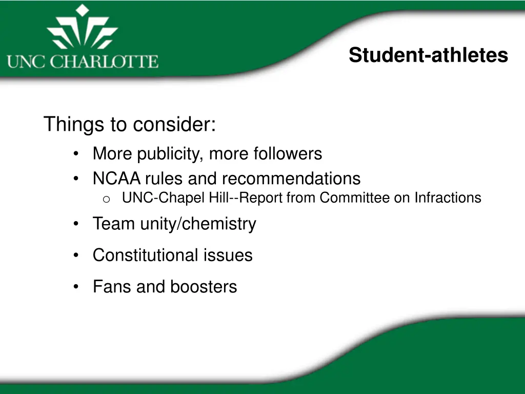 student athletes
