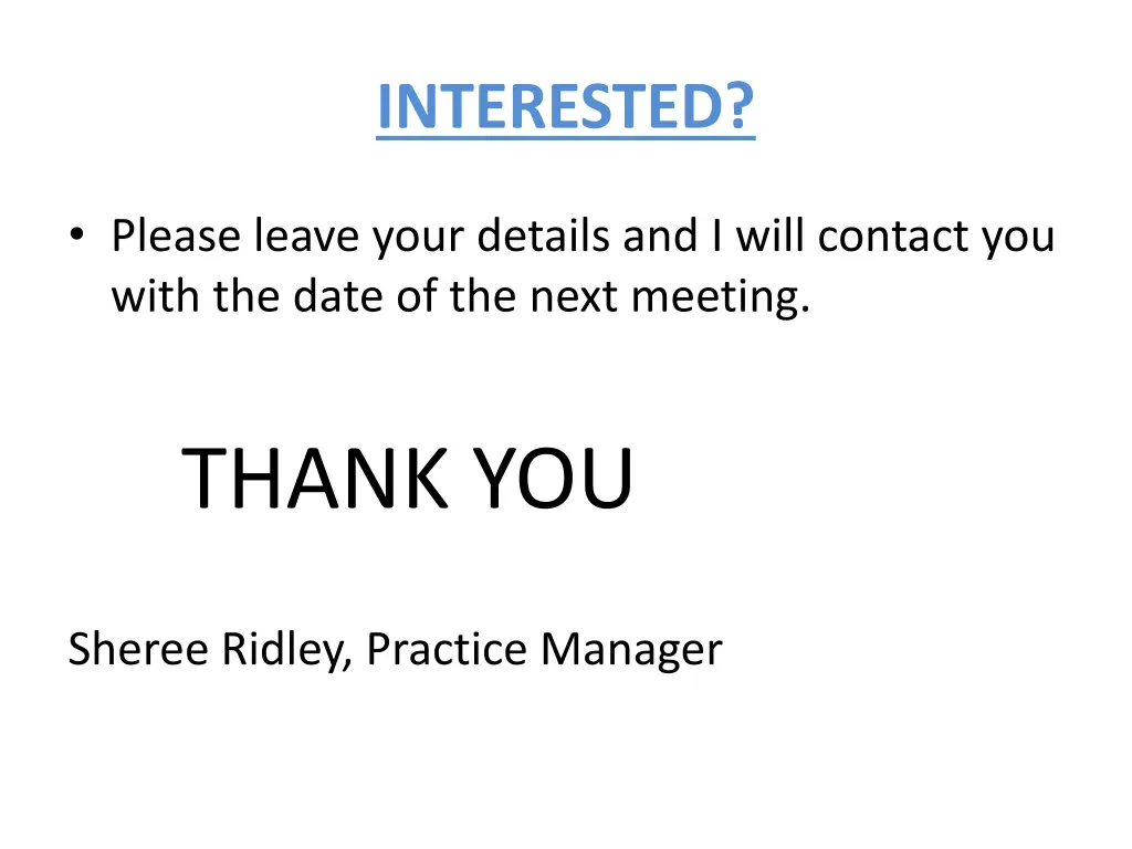 interested
