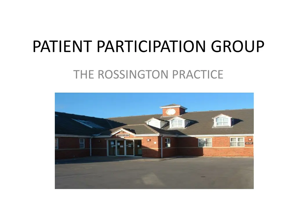 patient participation group
