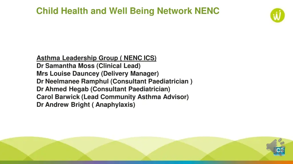 child health and well being network nenc