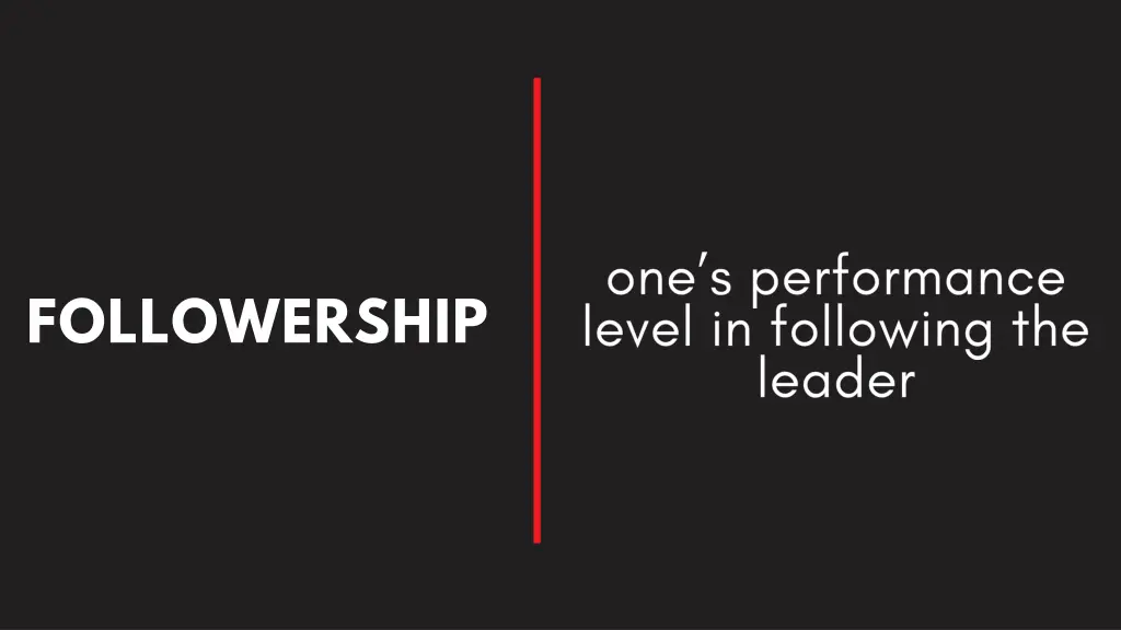 followership