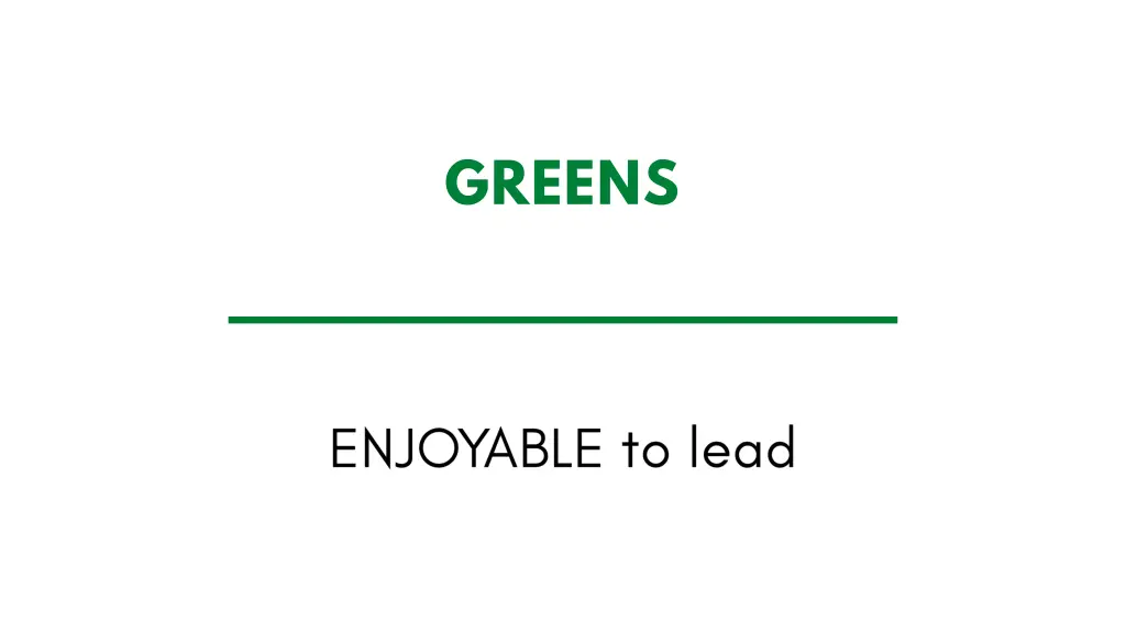 greens