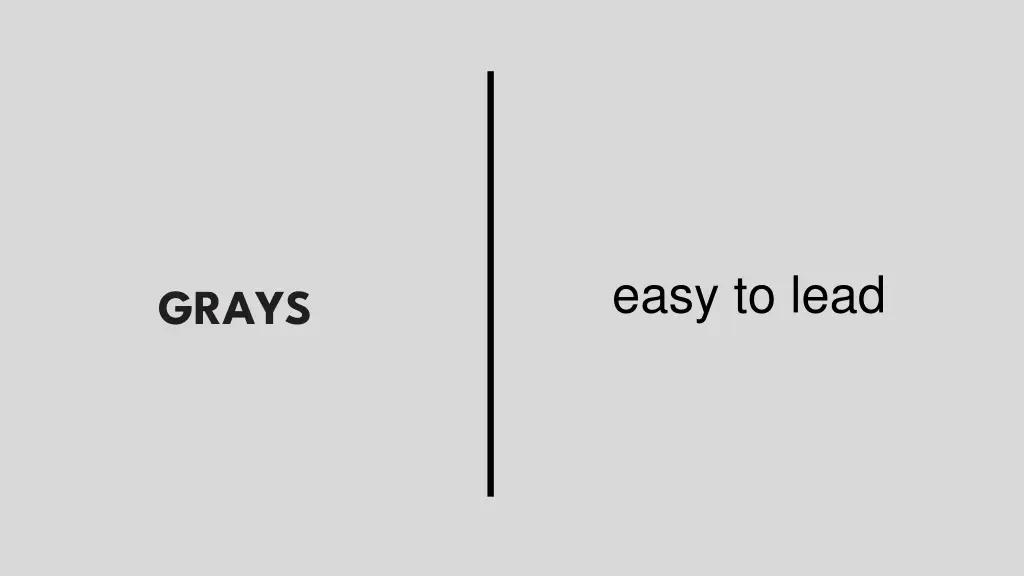easy to lead