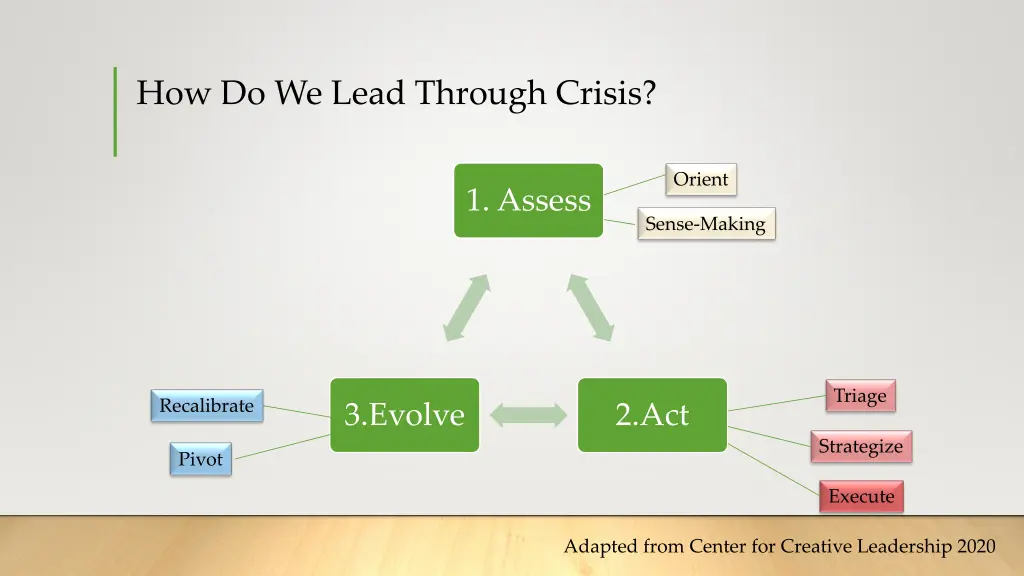 how do we lead through crisis