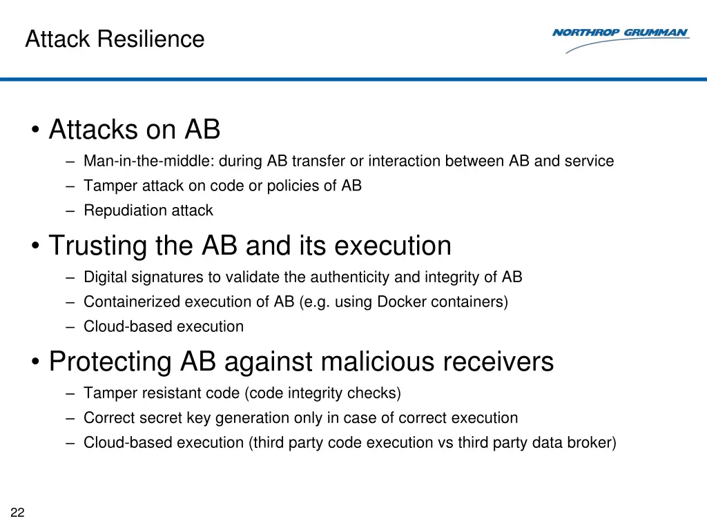 attack resilience