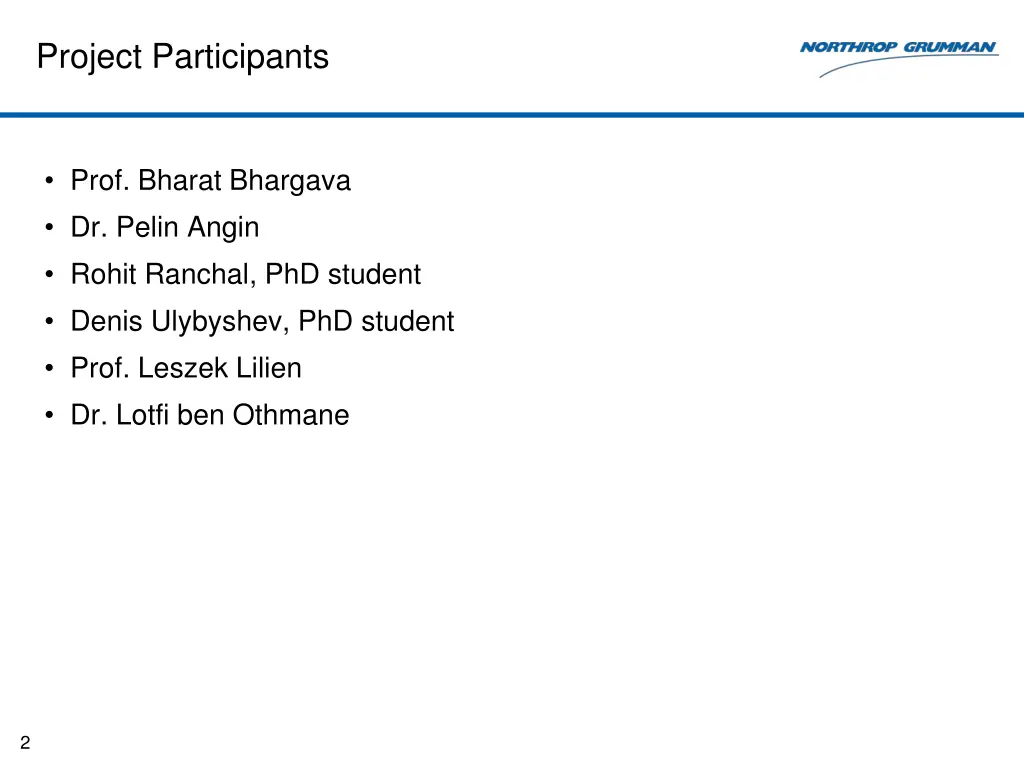 project participants
