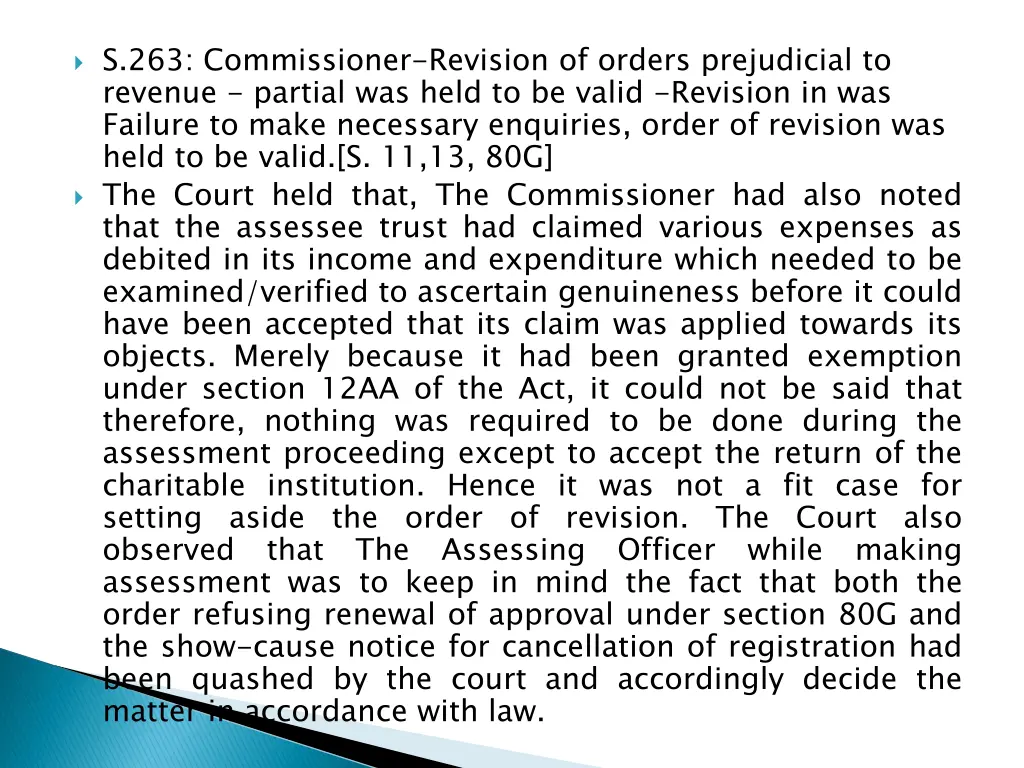 s 263 commissioner revision of orders prejudicial 1
