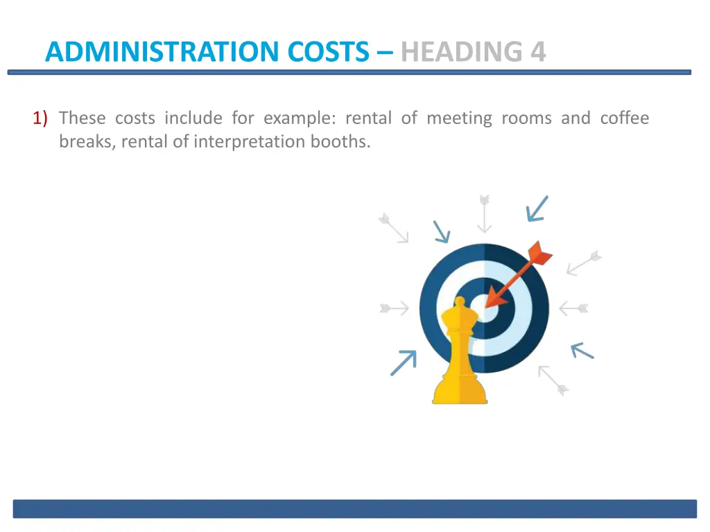 administration costs heading 4