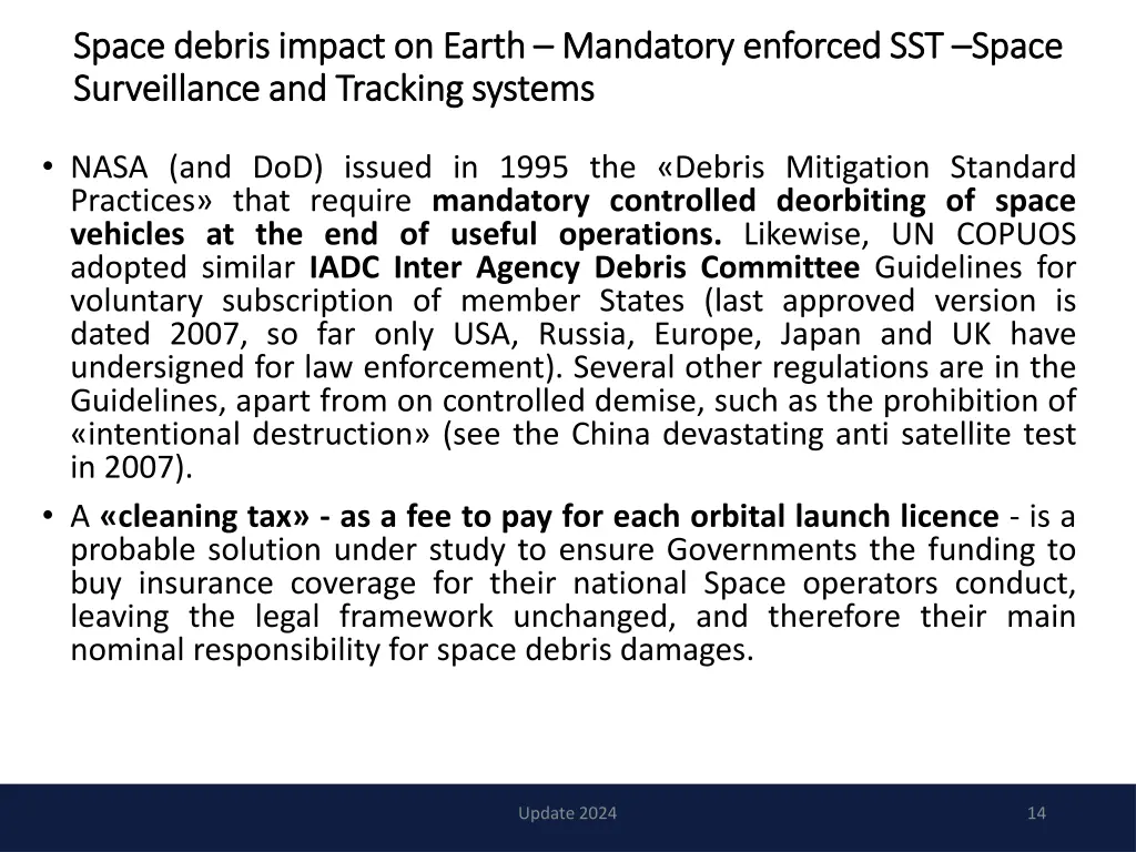 space space debris surveillance surveillanceand
