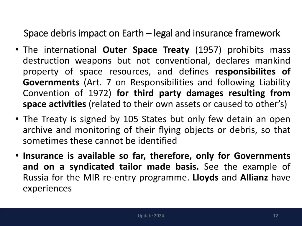 space space debris the international outer space