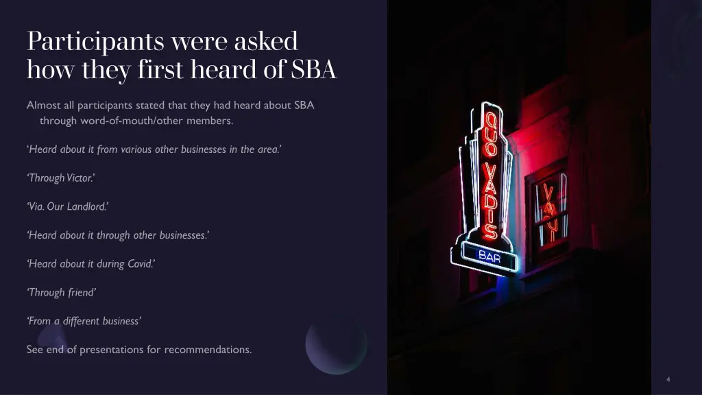 participants were asked how they first heard