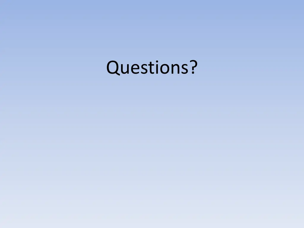 questions