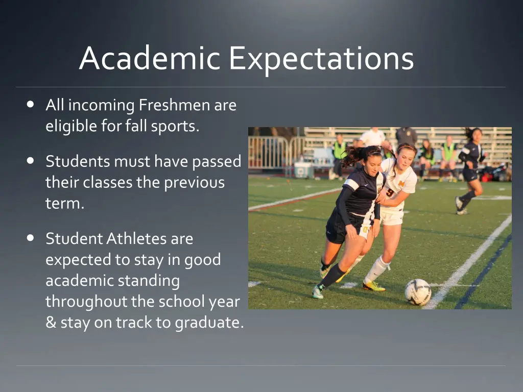 academic expectations