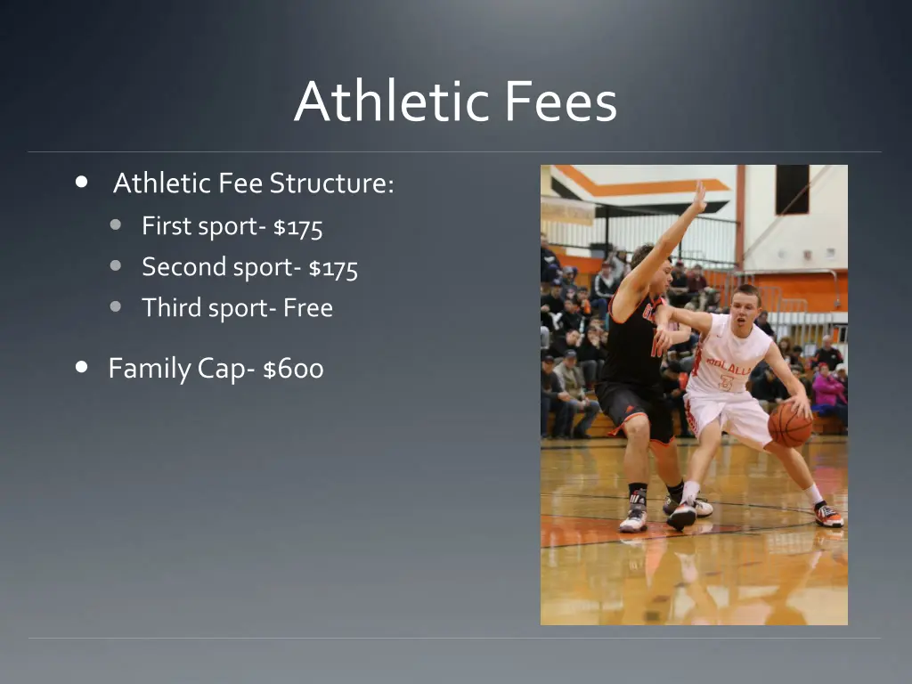 athletic fees