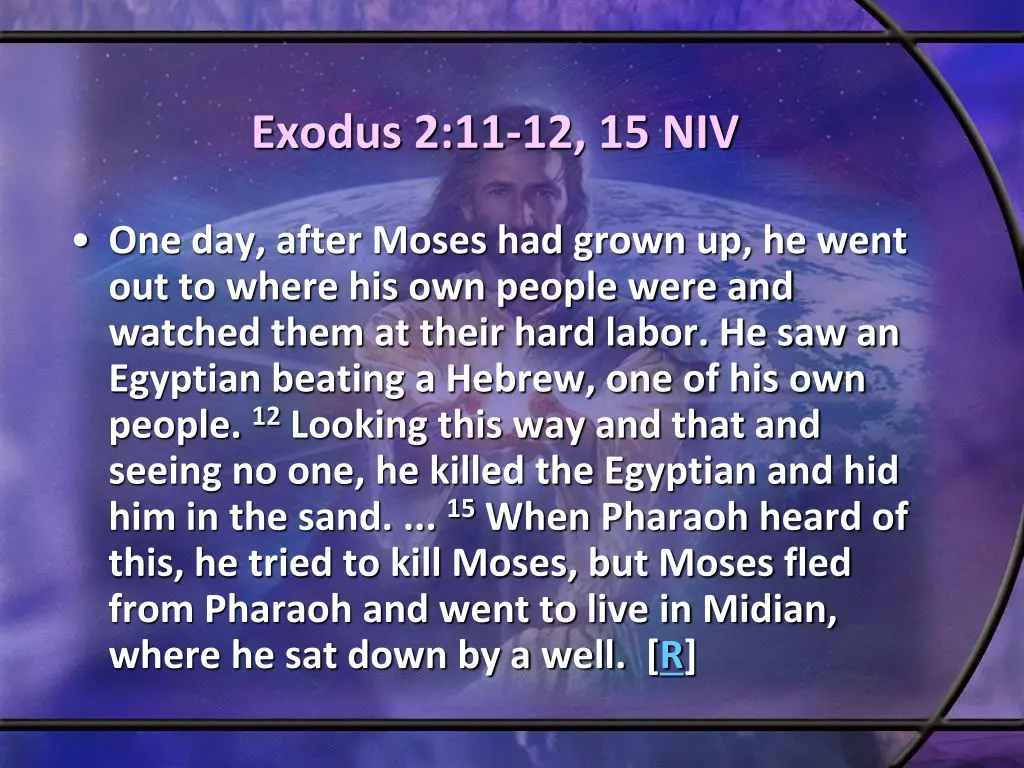 exodus 2 11 12 15 niv
