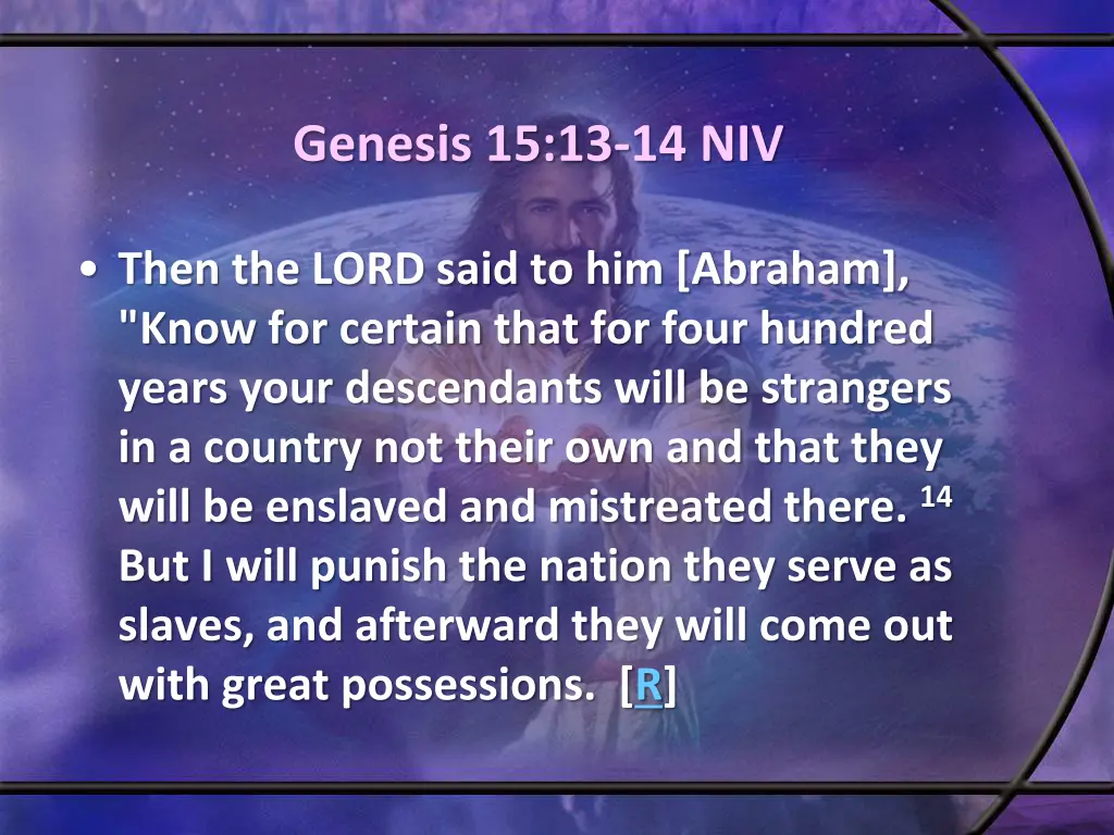 genesis 15 13 14 niv