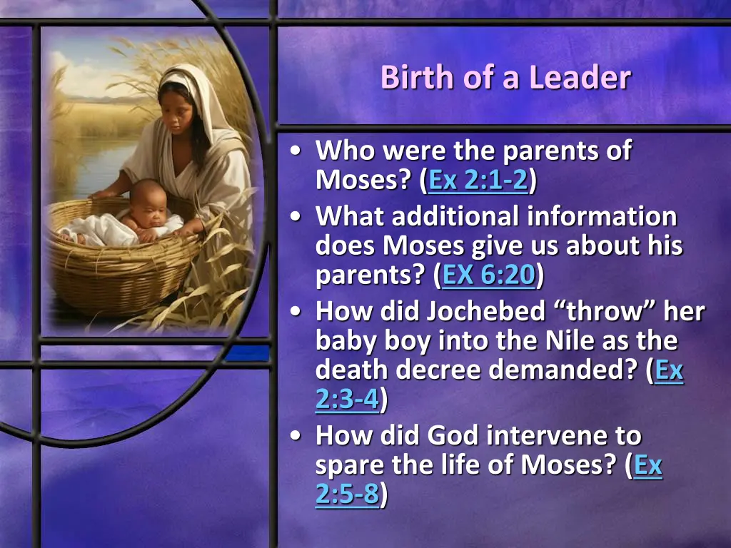 birth of a leader