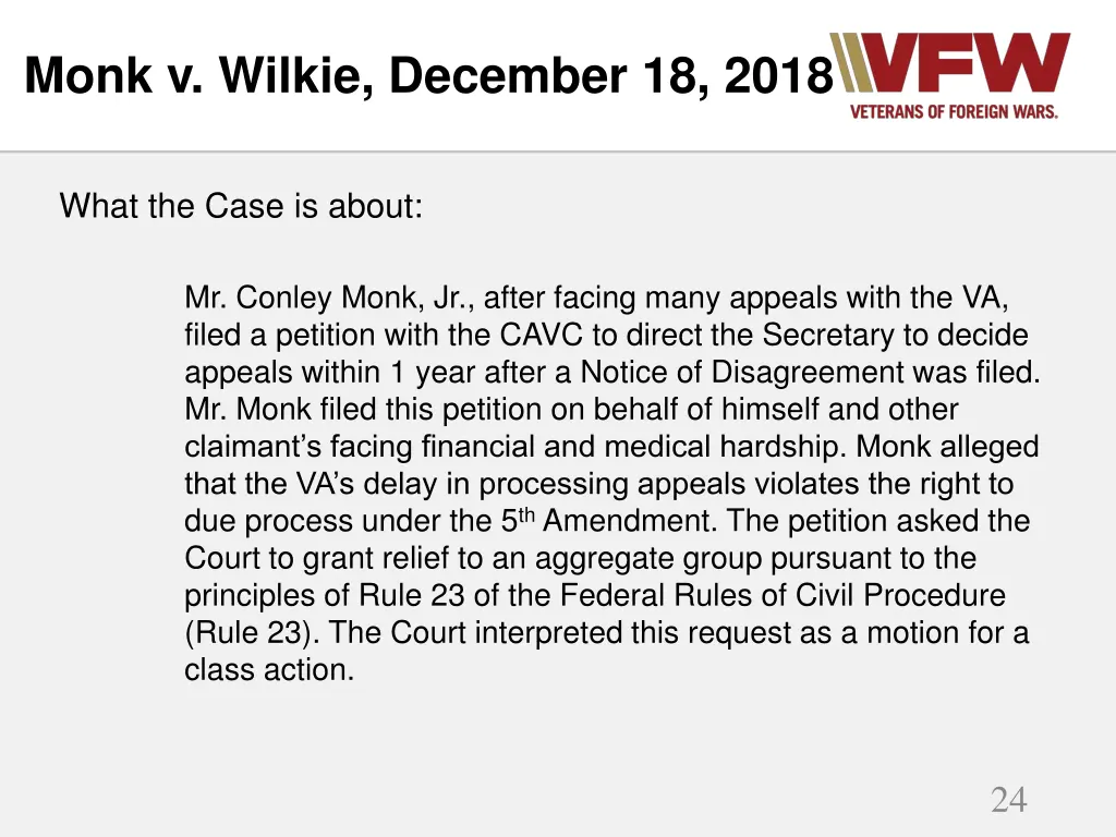 monk v wilkie december 18 2018