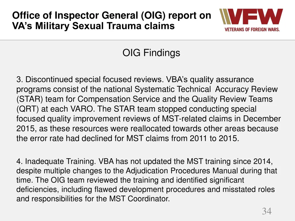 office of inspector general oig report 5