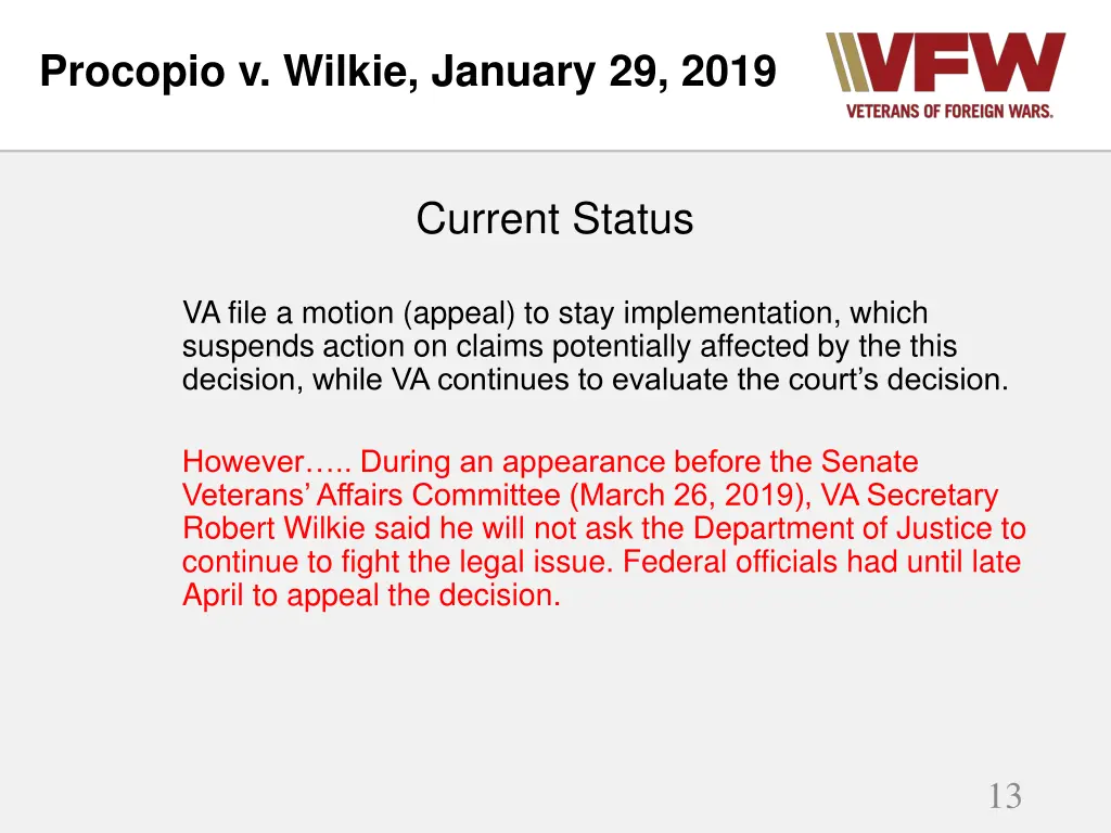 procopio v wilkie january 29 2019 6