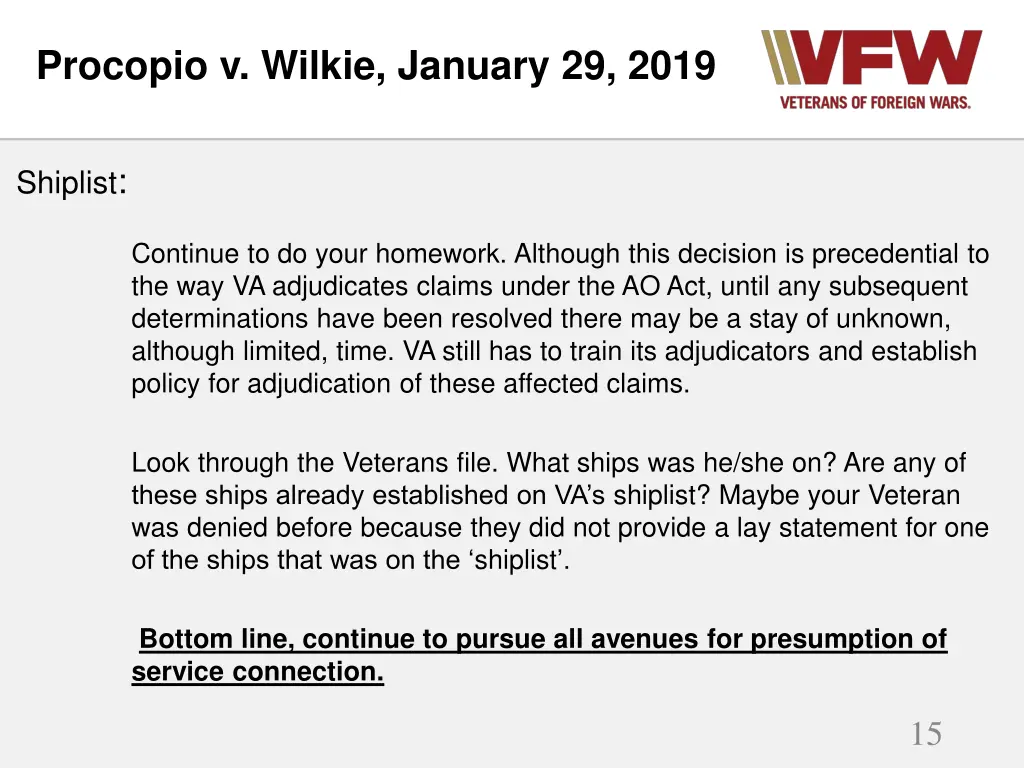 procopio v wilkie january 29 2019 8