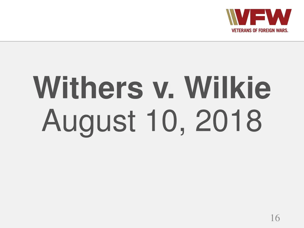withers v wilkie august 10 2018