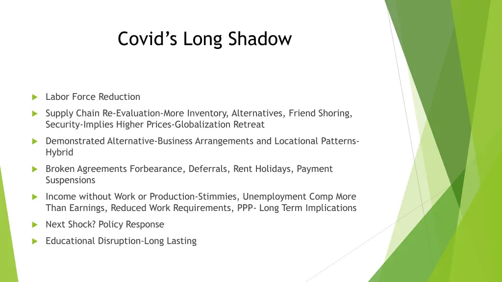 covid s long shadow