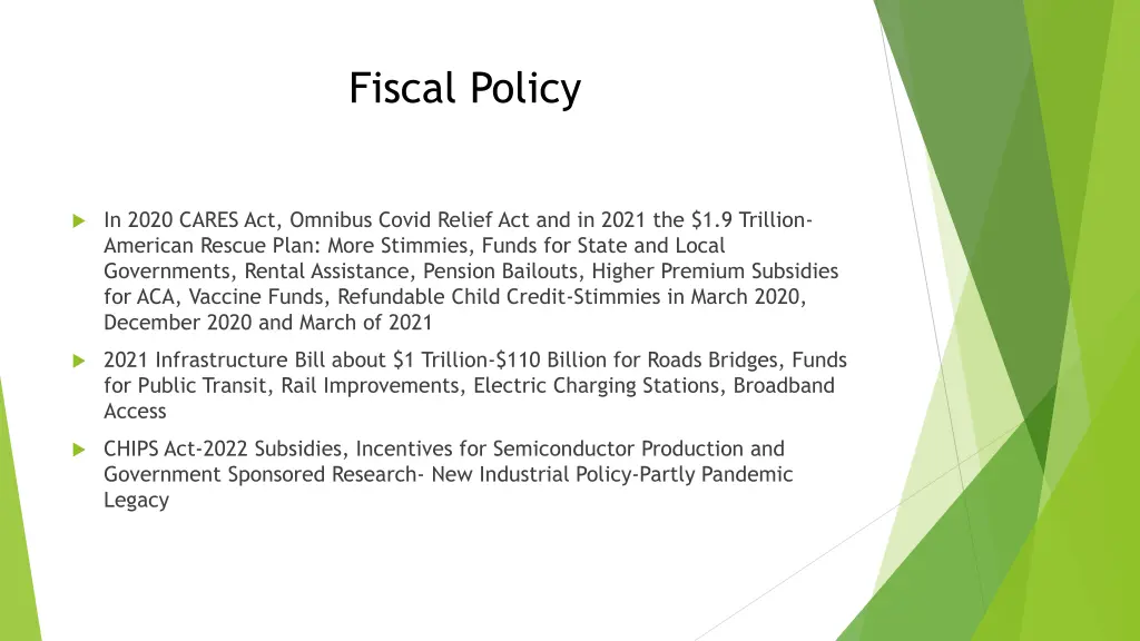 fiscal policy