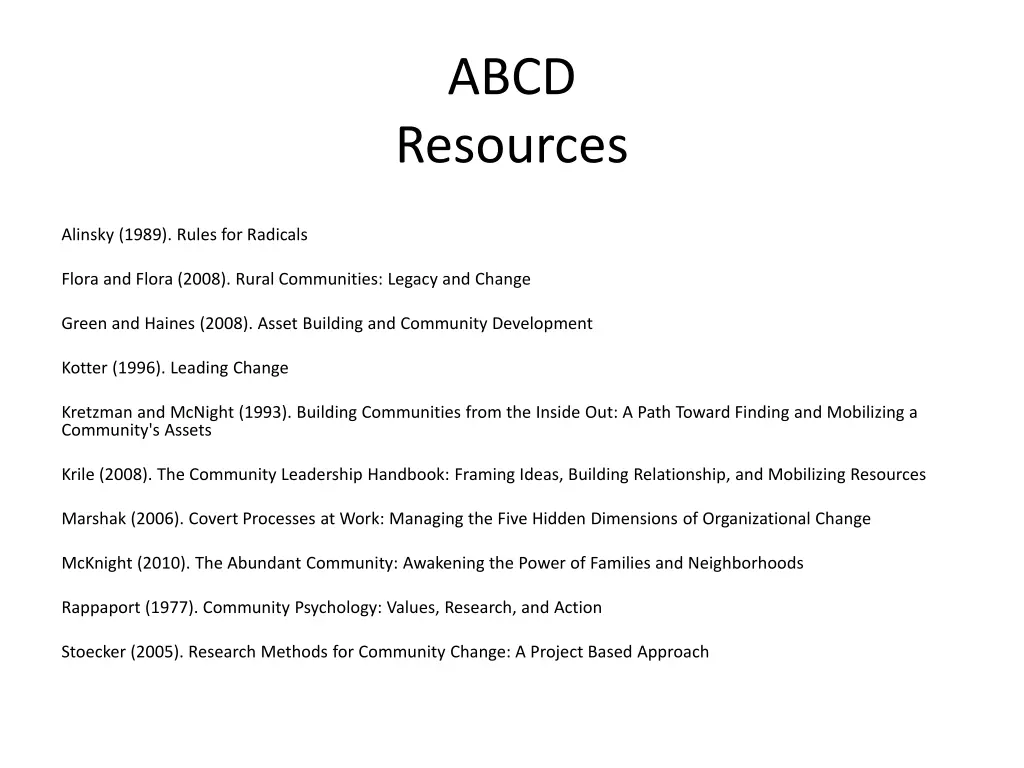 abcd resources