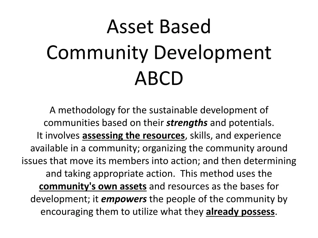 asset based