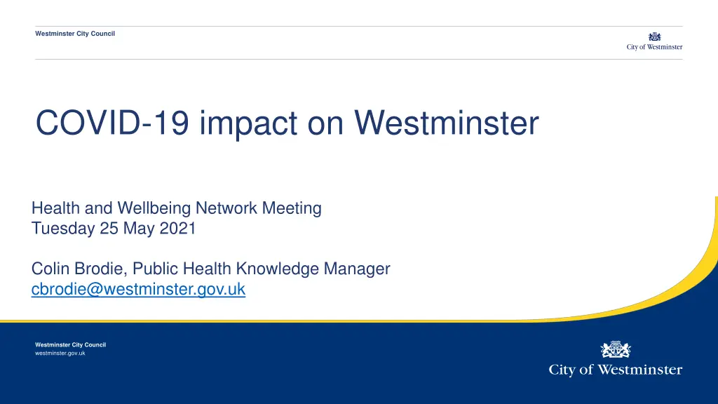 westminster city council