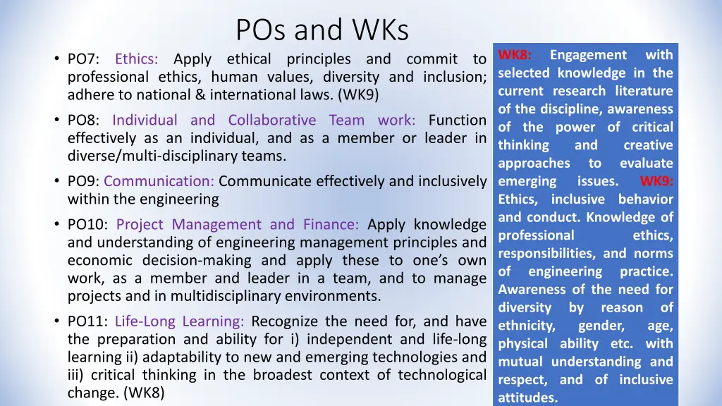 pos and wks 1