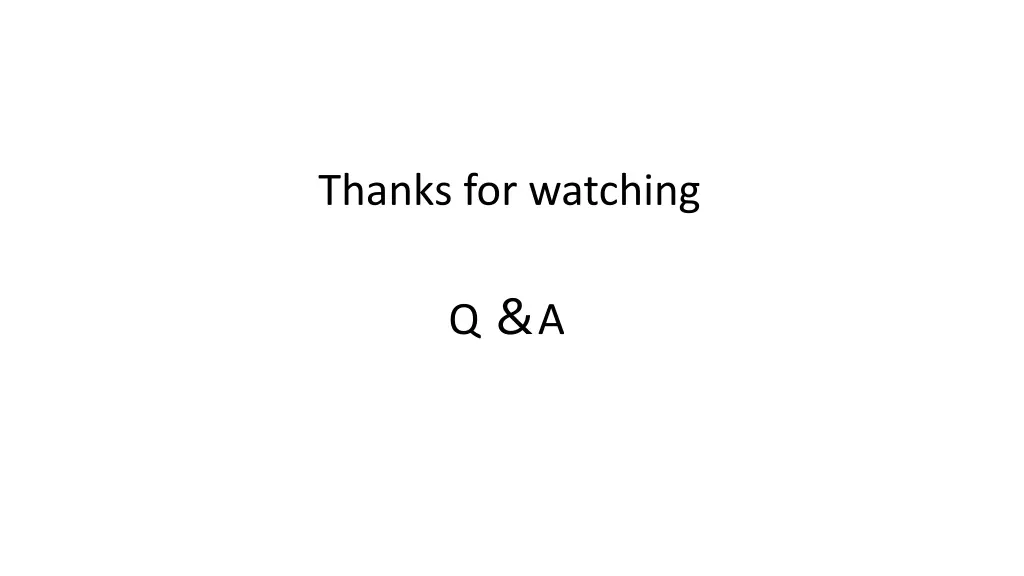 thanks for watching