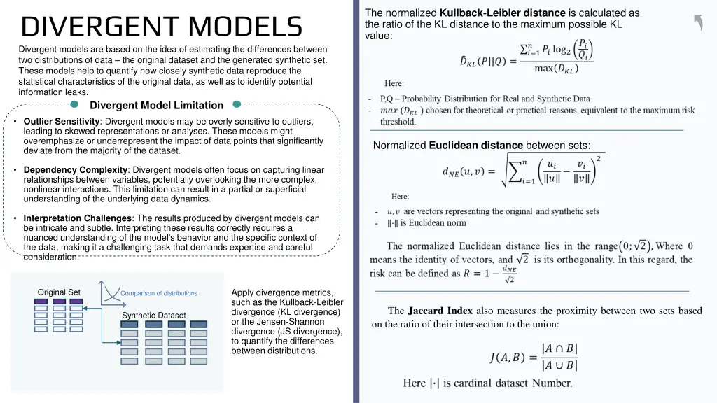 the normalized kullback leibler distance